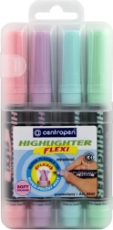 Flexi-Pastell-Textmarker 4 Stk.