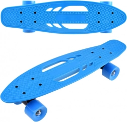 Kinder-Penny-Skateboard mit Trageausschnitten bis 50 kg – Blau