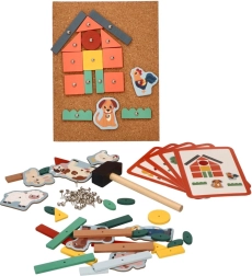 Kork-Nagelspiel – Abenteuer auf dem Bauernhof