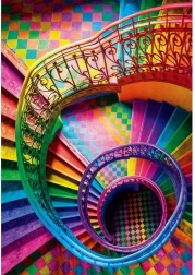 Puzzle CLEMENTONI Colorboom: Treppe 500 Teile