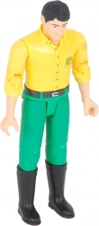 Bruder Bworld Figur JOHN DEERE – gelbes T‑Shirt, grüne Hose