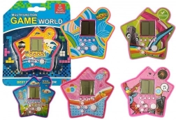 Taschen-Elektronikspiel Tetris – rosa Stern