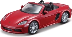 Bburago 1:32 - Porsche 718 Boxster - Dunkelrot, Gelb