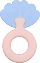 Baby-Beißring mit Rassel in Muschelform BABY MIX