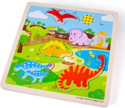 Steckpuzzle mit Sound Dinosaurier