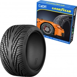 CaDA lizenzierte GOODYEAR-Reifen 1:8 für RC- und Standmodelle, Set mit 4 Stück