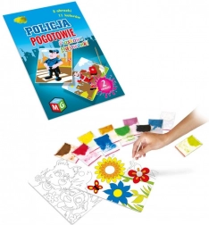 Polizeikrankenwagen Sandbilder