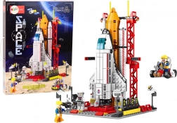 Bausatz für Weltraumrakete mit Startrampe, 500 Teile