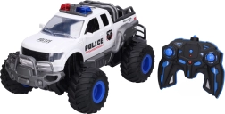 Geländegängiges Polizeiauto als RC-Modell mit Raucheffekten, 41,5 cm