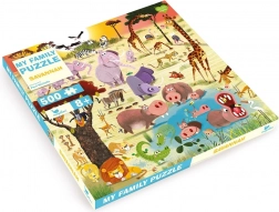 Familienpuzzle Savanne 500 Teile