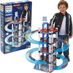 XXL Parkhaus-Garage BOSCH Service, 5 Etagen, 85 cm von Klein + 2 Autos