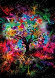 Puzzle Bunter Baum 1000 Teile