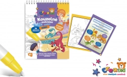 Magisches Malen mit Wasser – Block, 4 Blätter – Dinosaurier