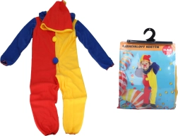 Karnevalskostüm Clown für Kinder Größe M 110-120 cm