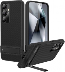 ESR Boost Hülle mit Ständer für Samsung Galaxy S24+ Schwarz