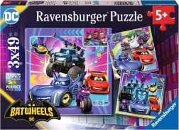 Puzzle RAVENSBURGER Batwheels 3×49 Teile