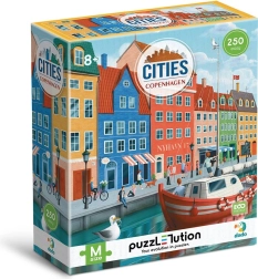 Puzzle DODO Städte: Kopenhagen 250 Teile