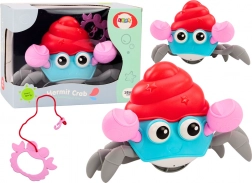 Interaktiver bunter Gehkrabben mit Aufziehmechanismus