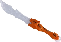 Leucht-Schwert mit Tigergriff – orange