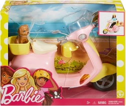 Barbie Motorroller mit Hündchen