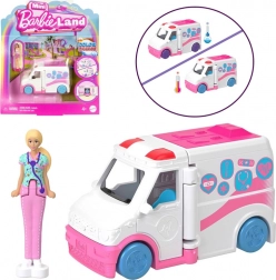 Mini Barbie Land – Krankenwagen mit Minipuppe