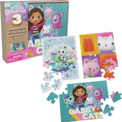 Holzpuzzle Gabbys Katzenhaus – 3×24 Teile