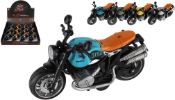 Plastisches Motorrad 13 cm mit Rückziehantrieb, Licht und Sound