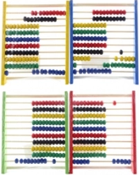 Holz-Rechenrahmen für Kinder