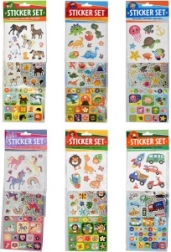 Sticker-Set – Mix aus 3 Typen (klassisch, glitzernd und 3D)