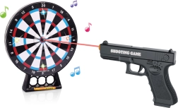 Laserpistole mit Zielscheibe