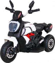 Elektrisches Kinder-Motorrad Fast Tourist – Weiß