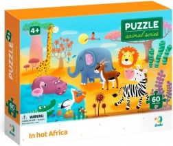 DODO Puzzle Tiere: Hitze in Afrika, 60 Teile