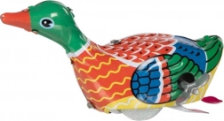 Aufziehbare Metallente Goki