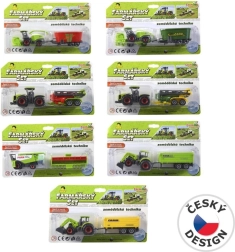 Landwirtschaftsspielzeug auf Karte 18 cm