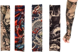 Elastischer Tattoo-Ärmel – 4 Designs im Beutel