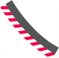 Außenrandstreifen für Kurve 3/30° für Carrera Evolution, Digital 132 und Digital 124 Slotcar-Bahnen