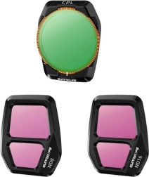 Sunnylife Filterset für Drohnen AIR 3S - CPL, ND8 und ND16