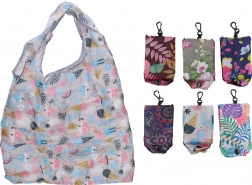 Faltbare Stofftasche mit Karabiner