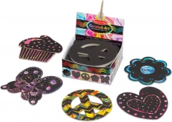 Freundschafts‑Rubbeltäfelchen – ScratchArt Gravur‑Kartenset