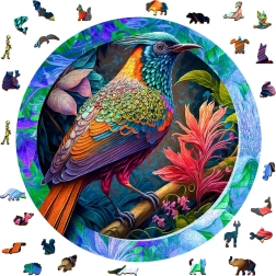 Bunter Vogel Puzzle aus Holzstücken 505 Stk