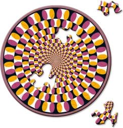 Curiosi rundes Mini-Puzzle Picoli Schaukel 33 Teile