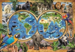 Puzzle CLEMENTONI Unglaubliche Tierwelt 300 Teile