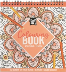 Malbuch mit Spiralbindung 21x20 cm