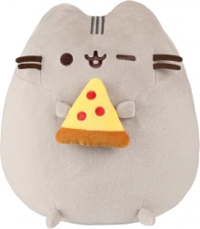 Plüschfigur PUSHEEN mit Pizza 24 cm