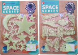 Leuchtende Dekoration mit Weltraumthema 30 x 21 cm