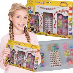 Kreativ-Set zur Herstellung bunter Armbänder SIMBA ART & FUN