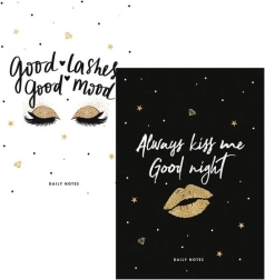 Skizzenbuch A5 SHKOLYARYK Kisses, punktiertes Raster, 48 Blatt