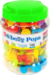 Spielset mit Saugnäpfen StBelly Pops, 100 Teile