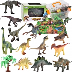 Woopie-Set Dinosaurierpark – Figuren mit Spielmatte und Zubehör, 23-tlg.