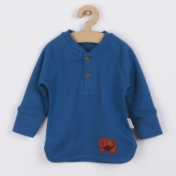 Baby-Baumwollshirt Nicol Ivo – blau